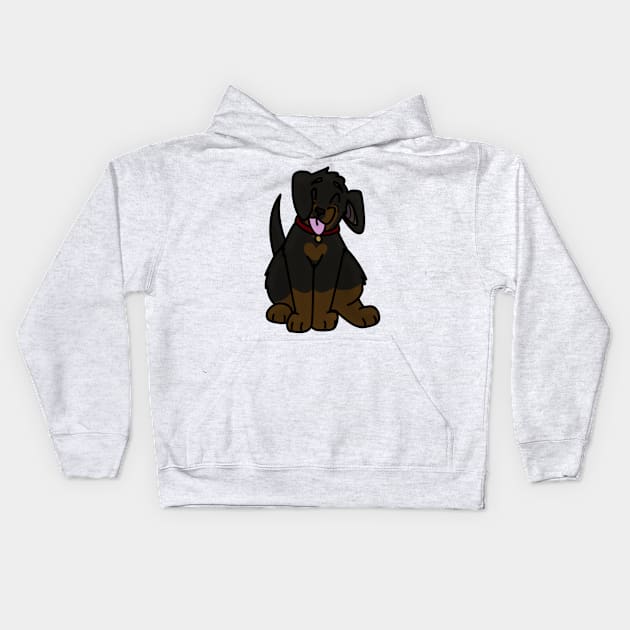 Rottweiler! Kids Hoodie by ceolsonart